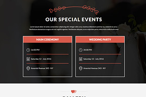 Amore: WordPress Wedding Theme