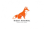 Right Minimal Orange, a Branding & Logo Template by Logocreative (Thumbnail 2 of 2)