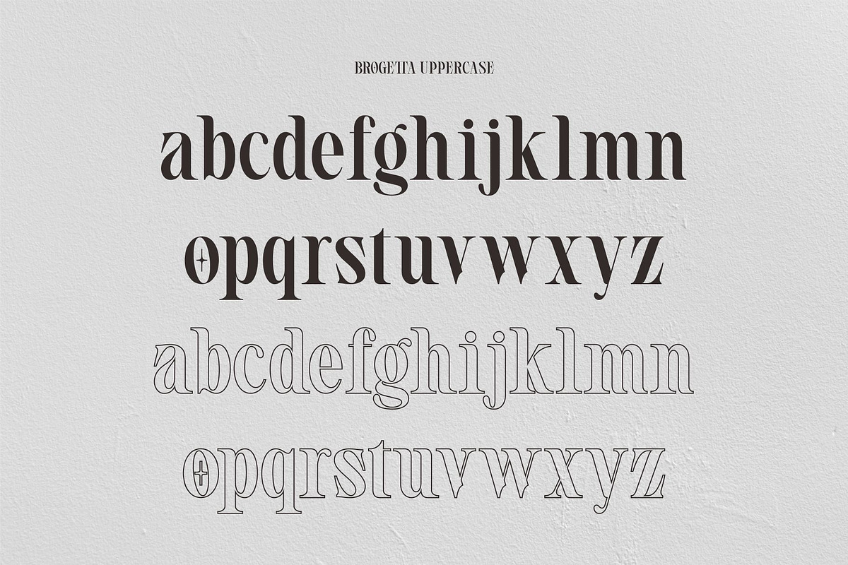 BROGETTA - Modern Serif Font, a Serif Font by HanzelSpace Studio (Photo 9 of 9)