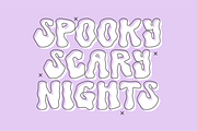 WITCHY SPELLS Retro Halloween Font, a Sans Serif Font by Blush Font Co. (Thumbnail 3 of 5)