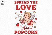 Valentine's Day Png Cupid Popcorn, an Illustration by Canvas Craft (Thumbnail 1 of 7)