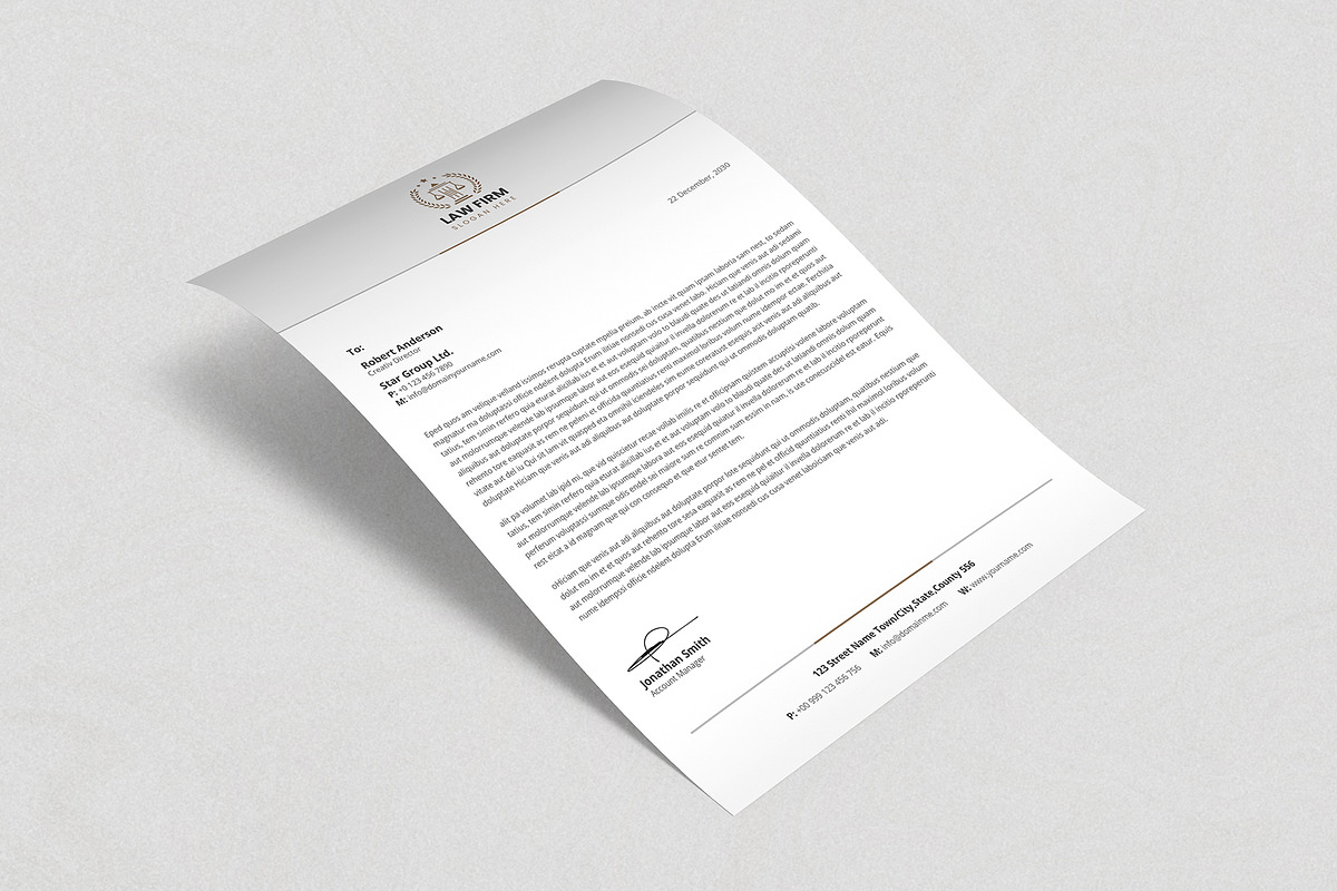 Canva Letterhead and Invoice Bundle, a Stationery Template by DesignDevisers (Photo 5 of 17)
