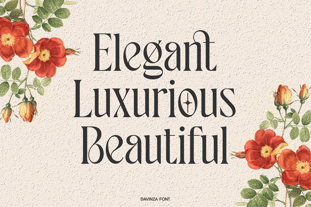 Davinza - Elegant Serif Font, a Serif Font by Asenbayu (Photo 2 of 14)