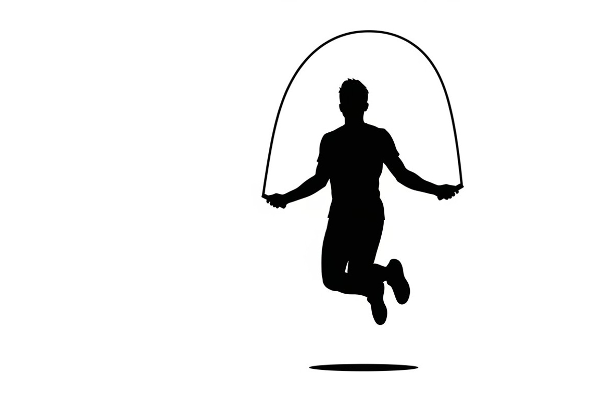 An energetic Jump Rope Silhouette, an Illustration by Amazin_art (Photo 27 of 31)