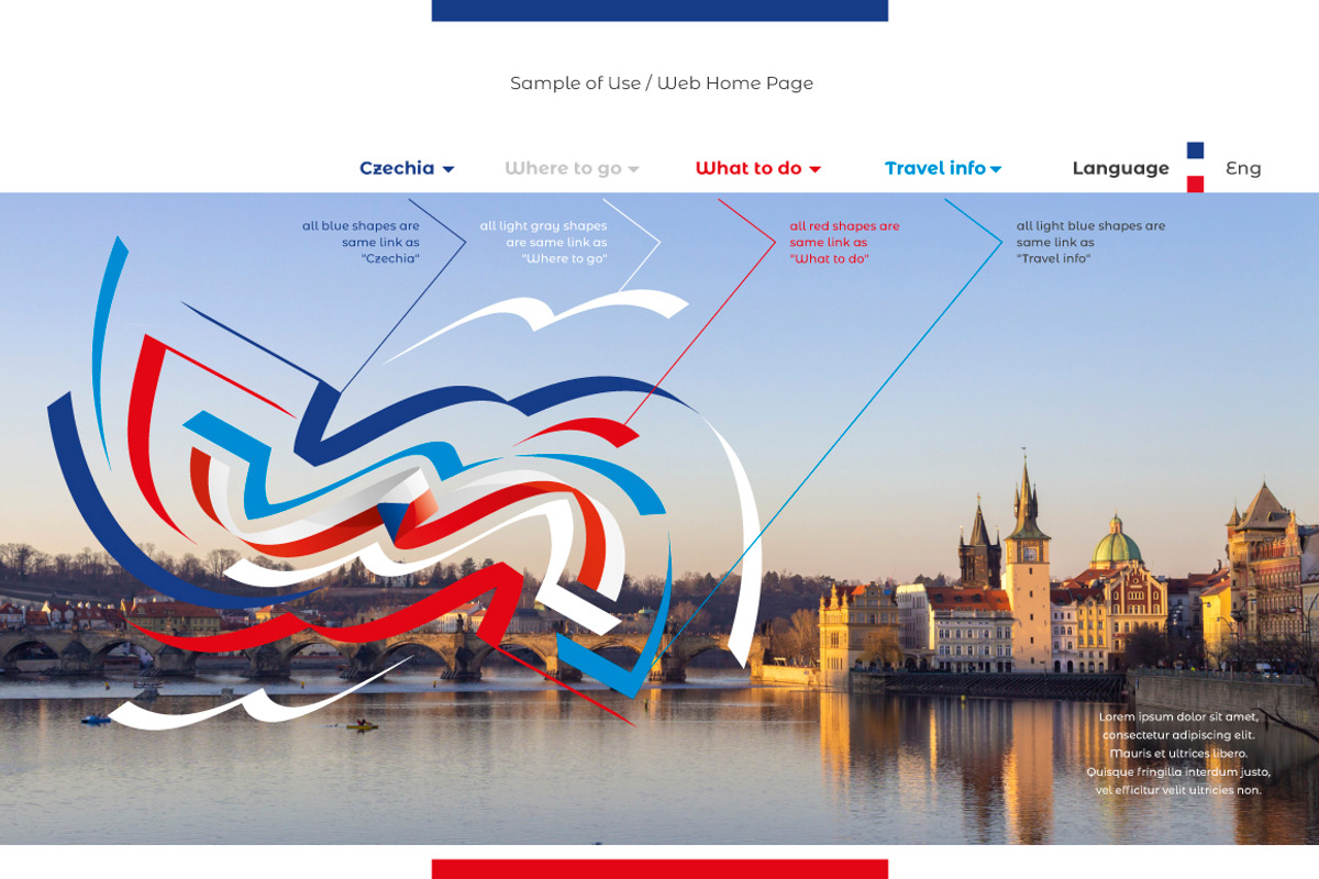 Czechia flag ribbon vector, a Templates & Theme by Simbos (Photo 8 of 9)