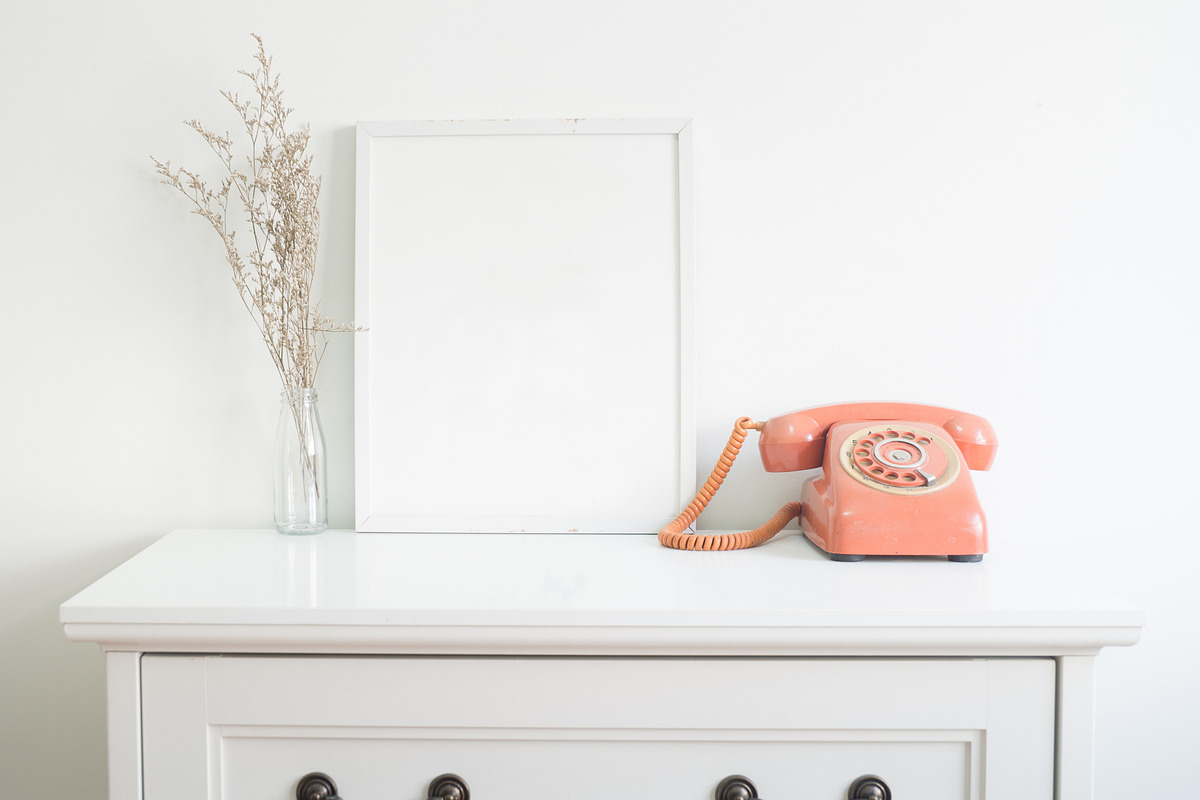 blank frame poster on wall, a Background Photo by ptystockphoto (Photo 1 of 3)