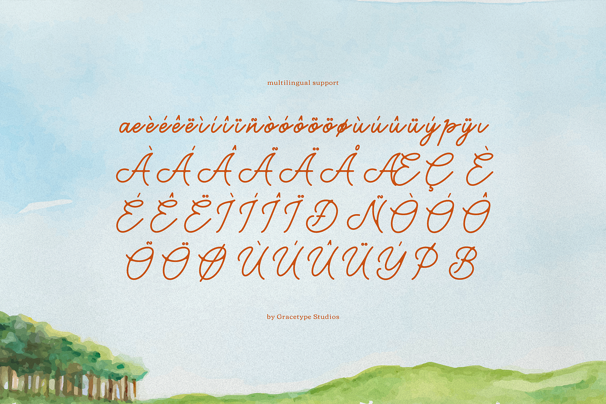 Comfort Harthen | Handwritten Script, a Handwritten Font by gracetype_studio (Photo 11 of 12)