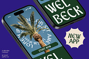 CS Belvina – Psychedelic Font, a Sans Serif Font by Craft Supply Co. (Thumbnail 7 of 8)