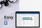 Modern Resume & CV Template, a Resume Template by Hito Graphic (Thumbnail 6 of 8)