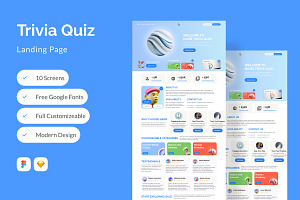 Naire - Trivia Quiz Landing Page V1