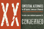 Condemned, a Sans Serif Font by GRYPE (Thumbnail 2 of 5)