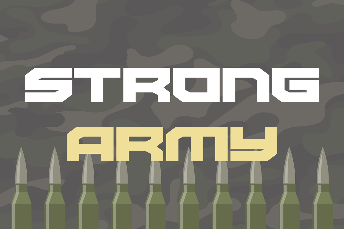 Missile An Army Inspired Typeface, a Sans Serif Font by alpercakici (Photo 7 of 14)