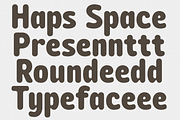 Biorne - Display Rounded Typeface, a Font by Haps Space (Thumbnail 2 of 16)