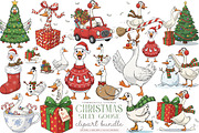Funny Christmas Silly Goose PNG, an Illustration by SinaCreation (Thumbnail 1 of 7)
