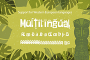 Freaky Tiki Font with Dingbats, a Font by Amber Nest Design (Thumbnail 4 of 12)