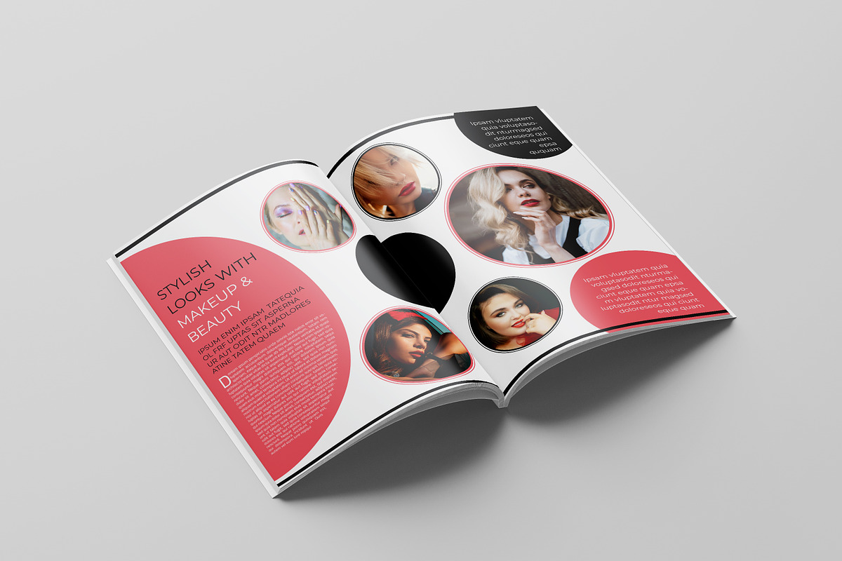 Fashion Magazine Template, a Brochure Template by Template Shop (Photo 10 of 22)