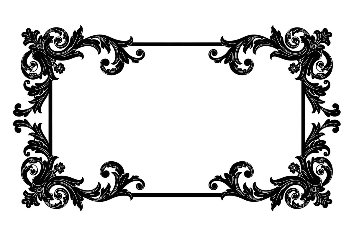 Laser Cut Frame Design SVG, an Illustration by hafijul (Photo 12 of 14)