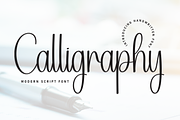 Calligraphy | Script Font, a Handwritten Font by Scratchones (Thumbnail 1 of 8)