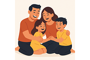 Prompt Faimly Clipart, a Decorative Illustration by Creative design (Thumbnail 7 of 7)