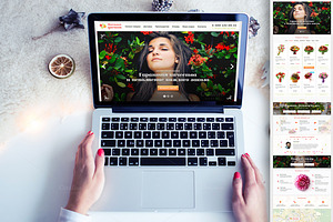 Landing page flowers