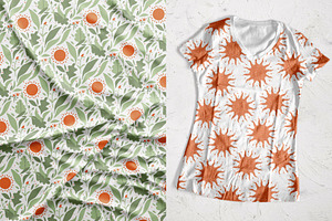 Sunshine, Patterns And Illustrations