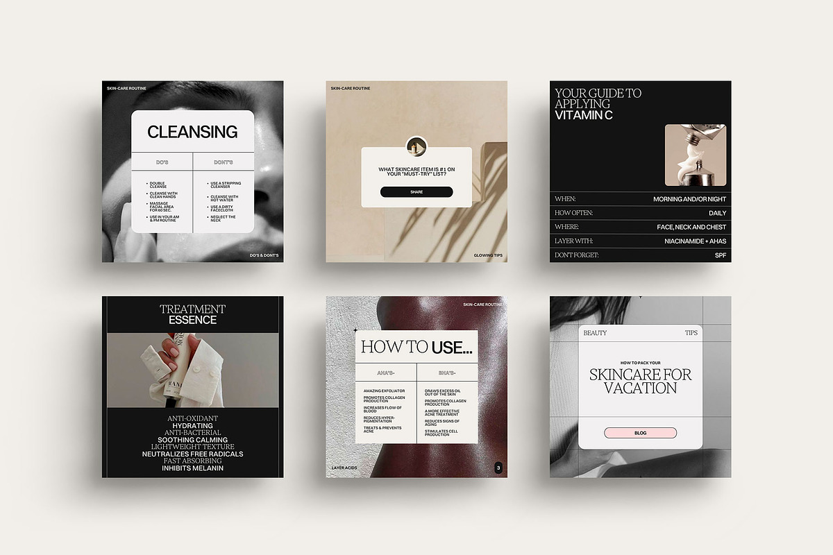 Beauty Instagram Post, a Social Media Template by Moscovita Studio (Photo 5 of 20)