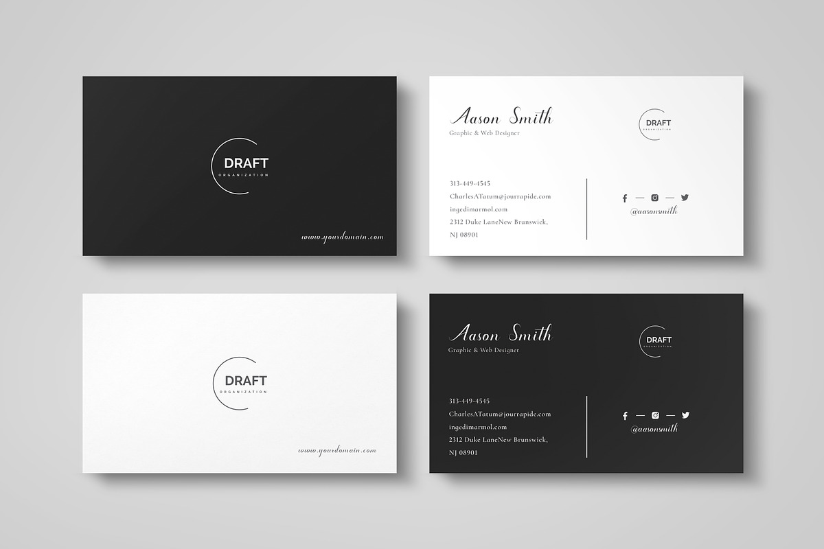 Business Card, a Business Card Template by CreativeZoom (Photo 1 of 4)