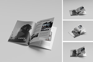 CATALOG MAGAZINE MOCKUP, a Brochure Template by kebunmockup