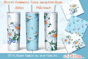 Chamomile Tumbler sublimation design, a Graphic by Maycat_store (Thumbnail 1 of 6)