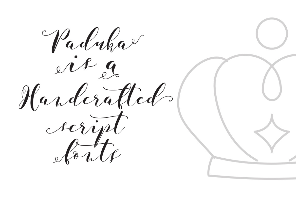 Paduka Script, a Script Font by Siwox Studios (Photo 2 of 6)