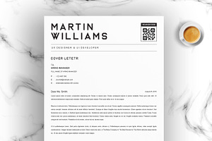 Clean Resume / CV Template With Word