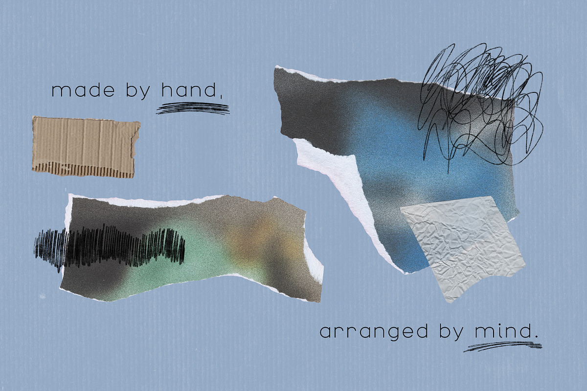 STUDIO REMNANTS Collage Kit, an Object Graphic by angelainthefields (Photo 8 of 13)