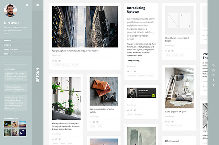Uptown Tumblr Theme