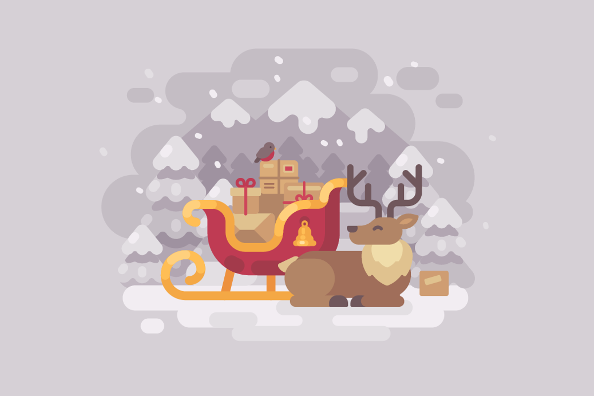 White Christmas, an Illustration by Ivan Dubovik (Photo 7 of 12)