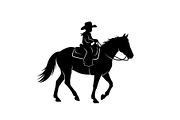 Western Cowboy Horse Silhouette Bund, an Illustration by Designs_River (Thumbnail 39 of 51)