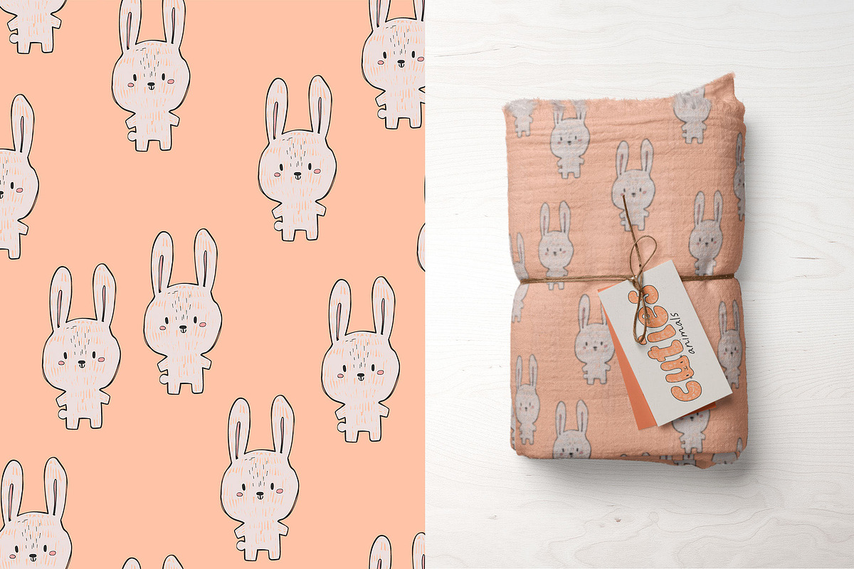 Cuties animals patterns collection, a Pattern Graphic by K.SweeTheArt (Photo 8 of 14)