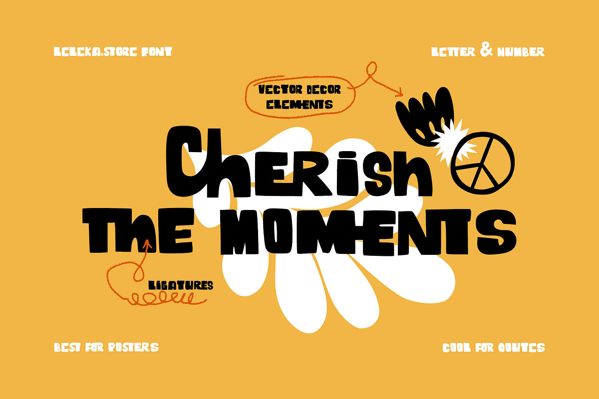 Modern Leleka | Bold Font, a Handwritten Font by Leleka.Store (Photo 6 of 15)