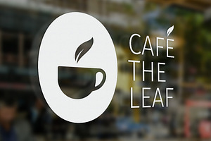 Cafe The Leaf Logo