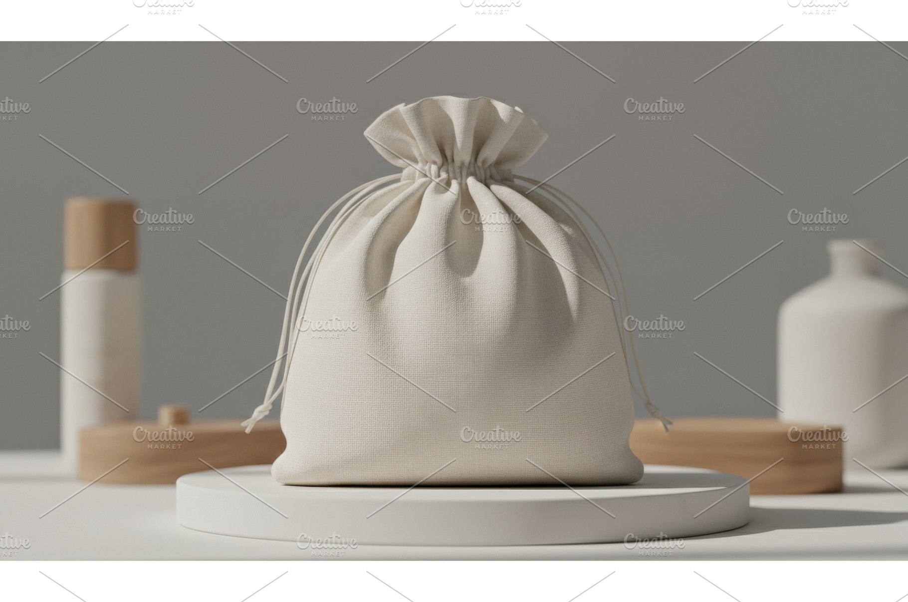 A simple drawstring cloth bag, a Technology Photo by Igor Tichonow