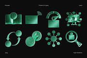 Fintech & Crypto 3D Icon Set, an Object 3D Model by Eklip Studio (Thumbnail 2 of 3)