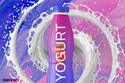 Bottle with Splash Mockup - 7 Views, a Packaging Mockup by Illusiongraphic (Thumbnail 11 of 25)