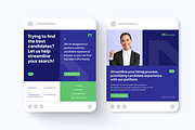 Social Media Job Seeker Templates, a Social Media Template by madebynoval (Thumbnail 2 of 3)
