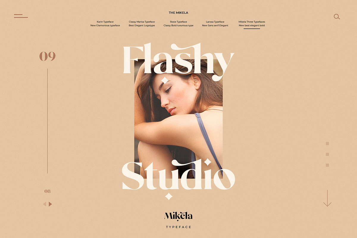Mikela - Gorgeous Typefaces, a Serif Font by Kaligra.co (Photo 9 of 49)