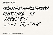 BRAINROT - Handwritten Typeface, a Sans Serif Font by The Shop of Chris Maher (Thumbnail 4 of 5)