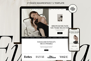 Minimal Squarespace Website Template