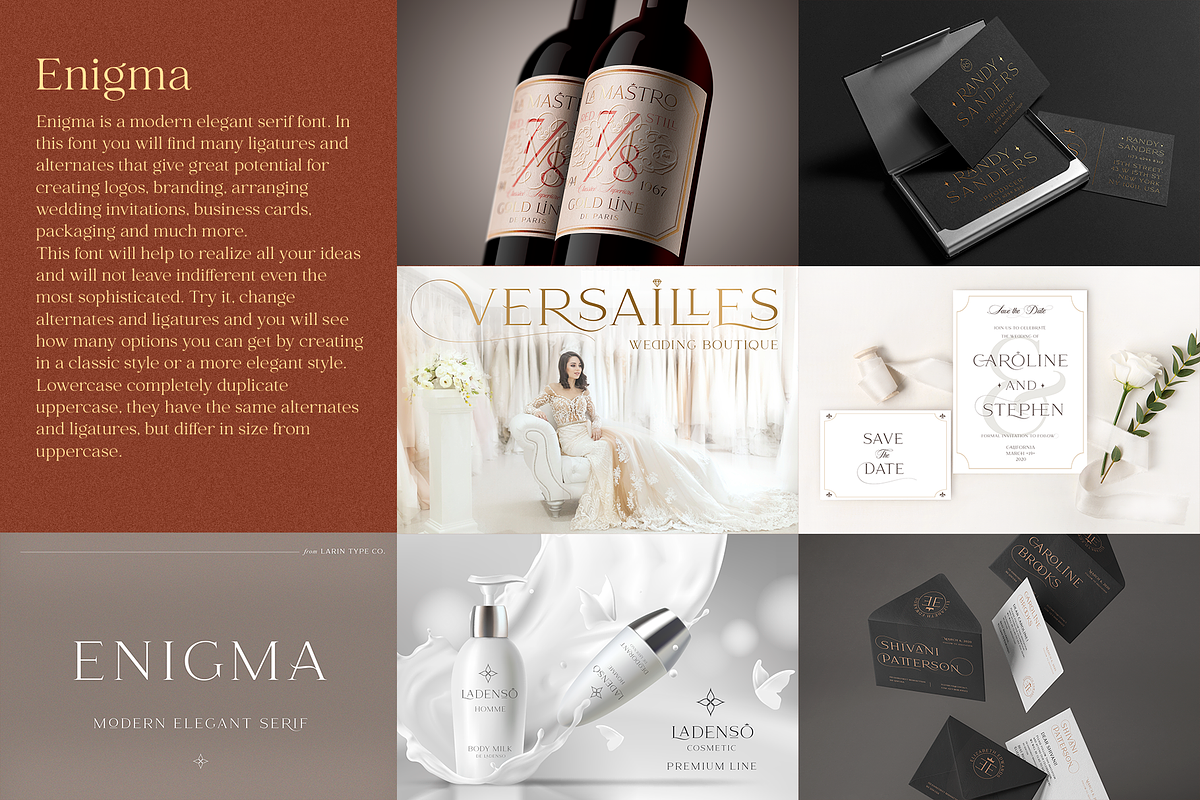 Elegant Serif Bundle, a Serif Font by Larin Type Co. (Photo 6 of 18)
