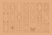 Abstract vector frames and elements, an Object Graphic by Valedi Art (Thumbnail 10 of 16)