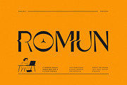 Ronum || Modern Display Sans Serif, a Sans Serif Font by Ermedia Studio (Thumbnail 1 of 10)