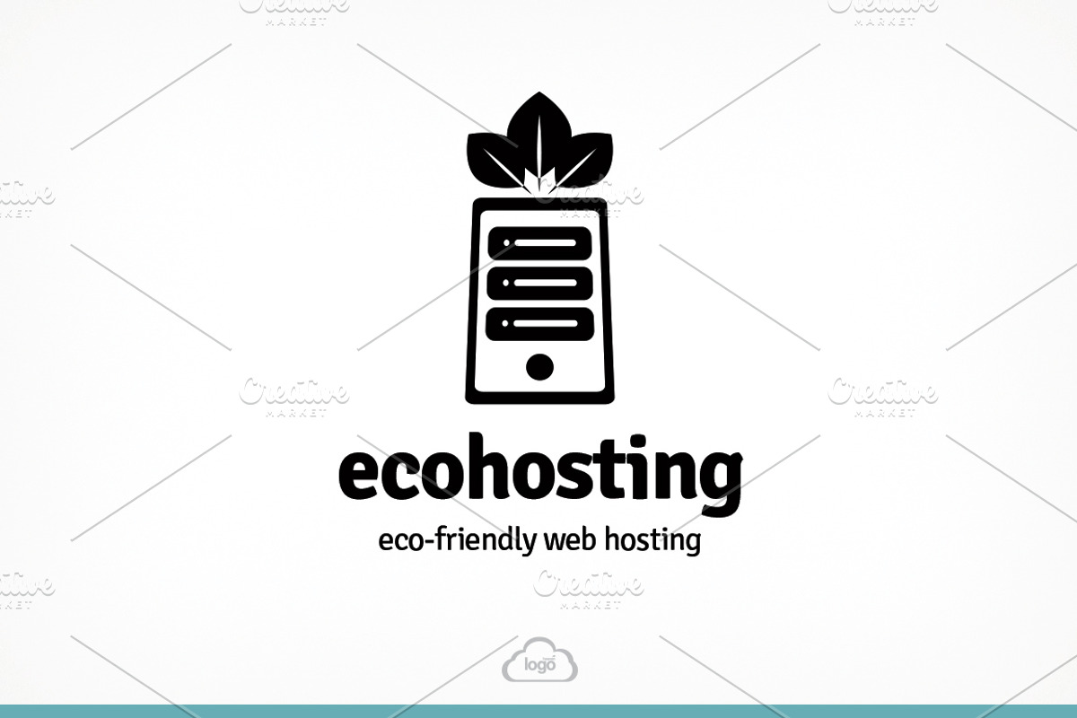 ECO Hosting Logo Template, a Branding & Logo Template by Logo Heaven (Photo 4 of 5)