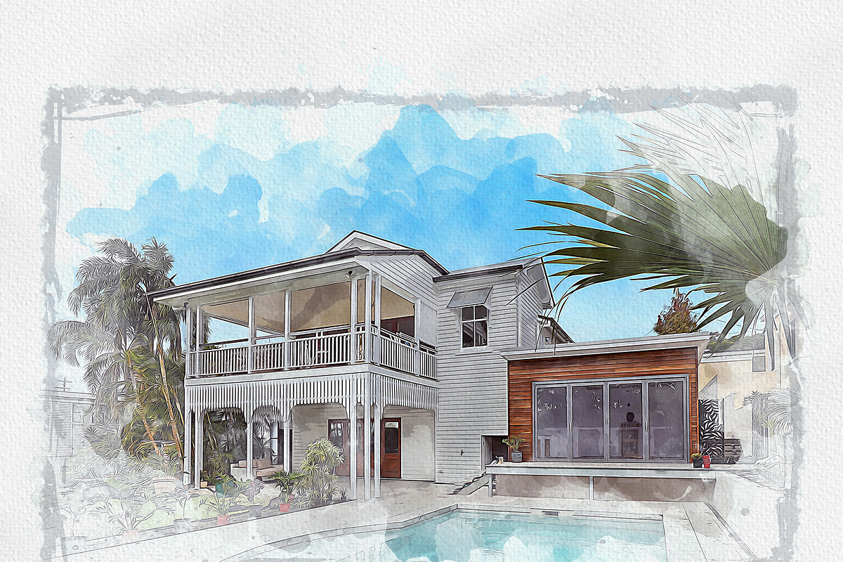 Digital House Painting Art Creator, an Action Add-On by MRI STUDIO (Photo 25 of 29)